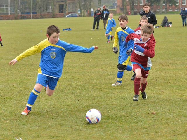 Long Buckby Stags v Kingsthorpe Jets in March 2013.