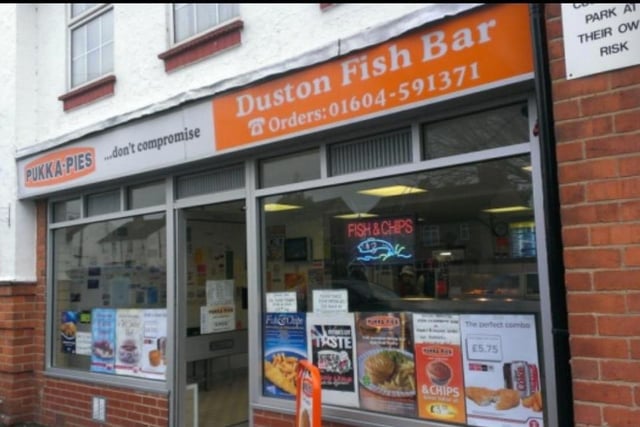 In Main Road, Duston, this chippy is the second establishment in 13th place, also with six votes.