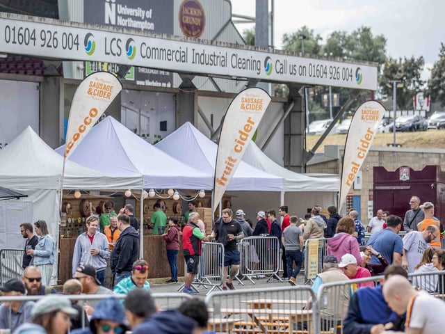 The Northampton Sausage and Cider Festival at Sixfields Stadium on Saturday, June 25 2022.