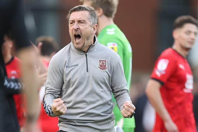 Jon Brady was thrilled to take a point in tough circumstances at Brisbane Road.
