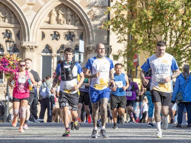 Hundreds of runners took part in the half marathon on Sunday September 15, 2024.