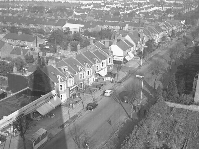 Kettering Road, Northampton, from top of St Matthew's Church