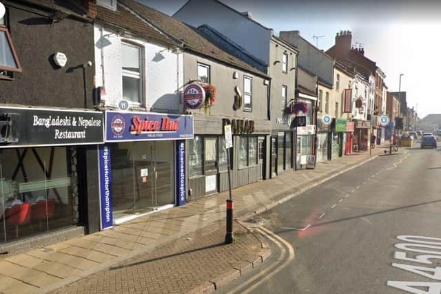 Part of Wellingborough Road were cordoned off on Saturday evening. Police have confirmed the cordon was placed outside the Spice Hut.