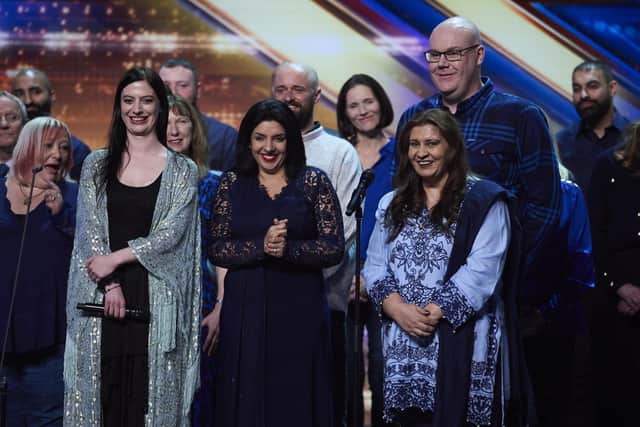 The judges expressed their support to the choir, formed in response to the scandal around the Horizon computer system introduced at the Post Office. Photo: Tom Dymond / ITV.
