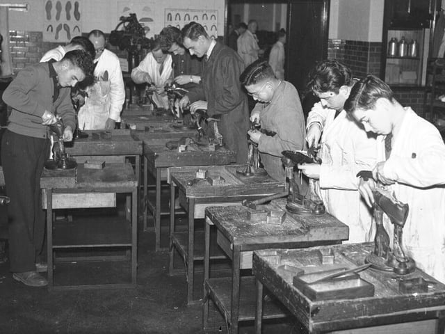 Shoe workers, could be apprentices
