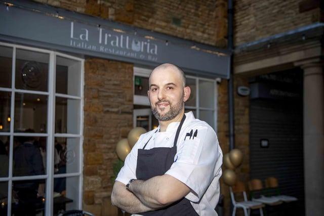 4.8 stars based on 121 Google Reviews. La Trattoria is an authentic Italian restaurant, which serves freshly prepared pasta dishes inspired by the owner’s home region Abruzzo. Location: 1 College Street Mews, NN1 2QF. Website: https://latrattoria-ristorante.co.uk/