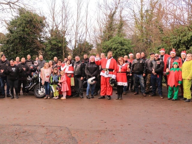 The King Billy’s Christmas present run, on December 16, smashed last year’s fundraising total – and 30 bikers delivered presents to young people at a children’s home in the run up to the big day. A total of £1,860 was raised, helping children who would otherwise not receive any Christmas presents.