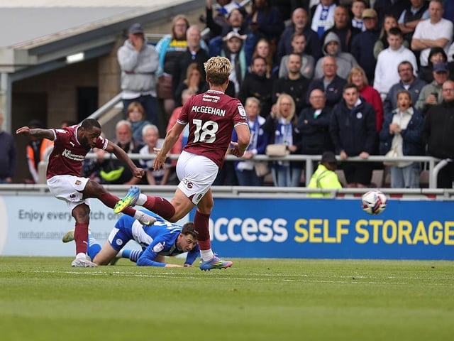 There were talks over him staying at Sixfields but nothing came of them and he's still unattached