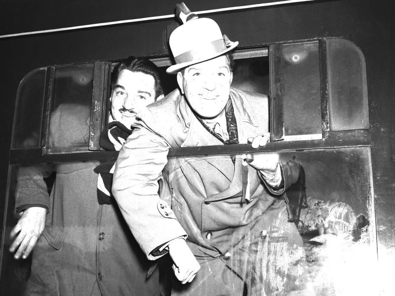 Cobblers supporters leave Castle Station for Tooting, December 6, 1958