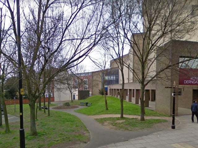 Derngate. The plot of land where the successful Northampton Filmhouse is now used to be three green benches and a footpath.
