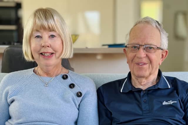 Nick Banham, aged 84, and his wife Kerstin, aged 74