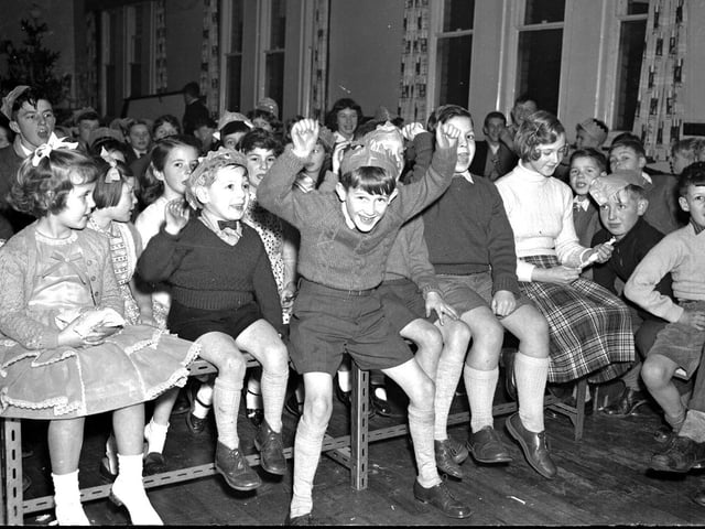 St James Infants School, Northampton, Christmas party, December 18, 1957