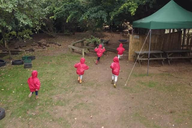 Little Dragons Nursery outside space