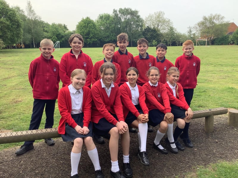 Year 6 leavers from Little Houghton Primary School.