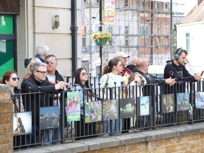 Kettering town centre: crowds line town centre to welcome The Royal Anglian Regiment for Armed Forces Day parade /National World