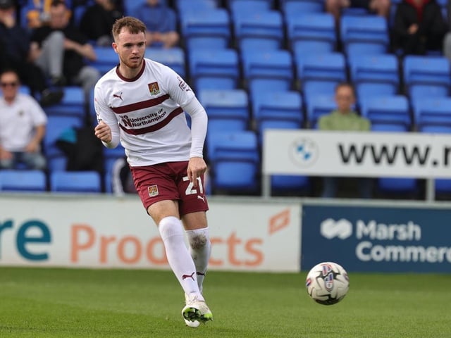 Perhaps not at his absolute best but he still saw plenty of the ball and dictated much of the play as Cobblers dominated possession... 6.5