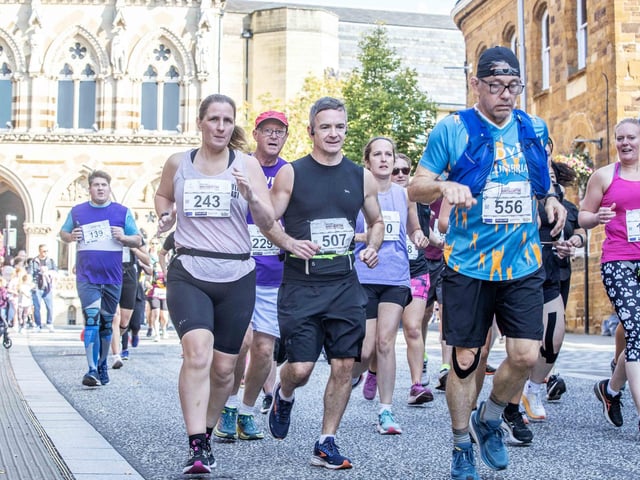 Hundreds of runners took part in the half marathon on Sunday September 15, 2024.