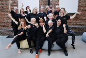 Elders dancers along with dance teachers Tina Heeley and Lucy Knight