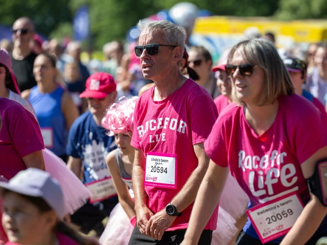 Runners taking part in the Race For Life at Abington Park in Northampton on Sunday, July, 12, 20026. Photo by David Jackson.