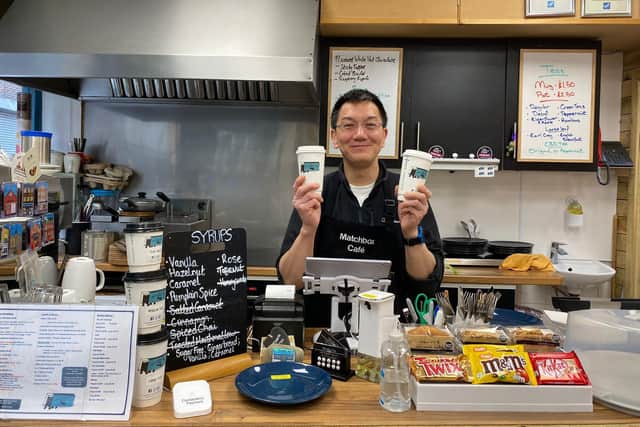 Matchbox Cafe owner, Bing Wan, is proud to be celebrating his business' five year anniversary in Northampton town centre.