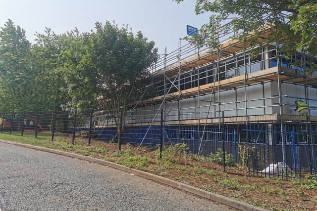 The former Technology House office block in Hunsbury Hill Avenue is being converted into the new school