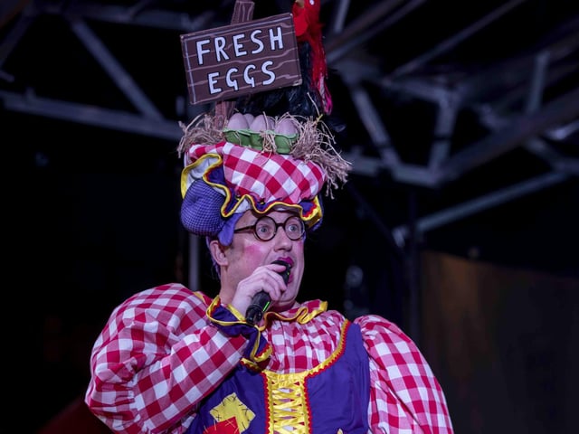 Panto stars, the town mayor, Santa and singer Billy Lockett joined the fun as Northampton switched on Christmas lights on Saturday (November 28).