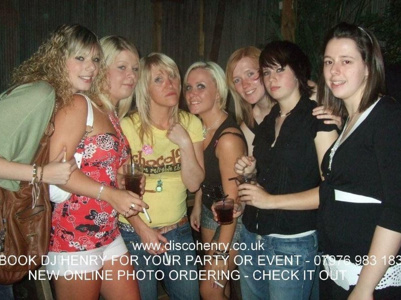 Nostalgic pictures from a night out on the town 15 years ago