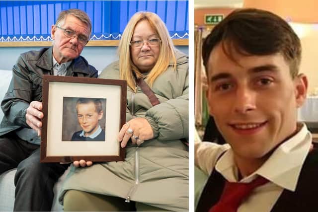 Ian and Caroline Fox are still seeking answers, five years after their boy Shane Fox was killed in Wellingborough. Images: Supplied by Northamptonshire Police