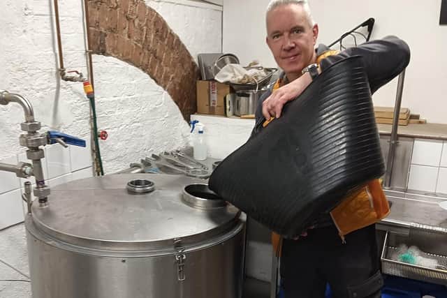 Simon Hollis said he isn’t aware of any other half-marathon in the UK that has its own beer