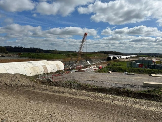 Latest photos of the HS2 project in Chippng Warden