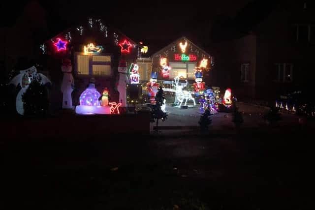A previous display