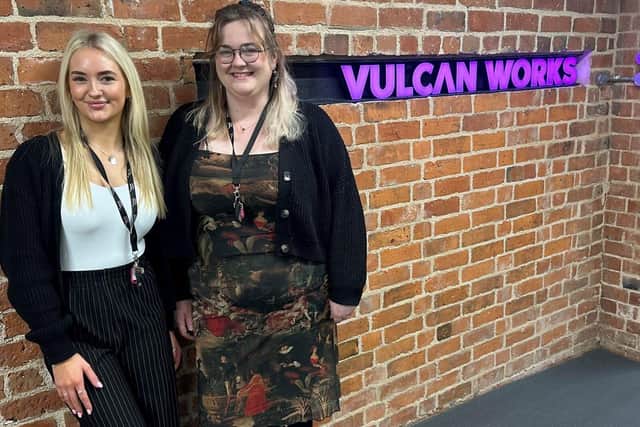 New customer experience assistants Lulu Barber and Sian Wright
