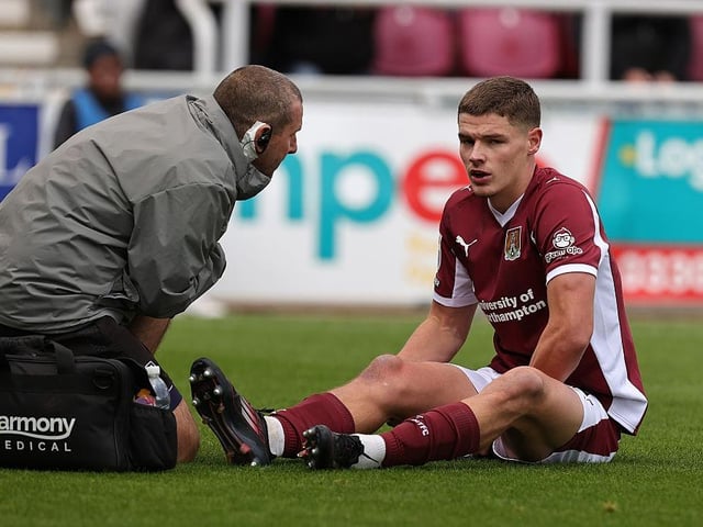 Forced off with a groin injury against Luton on Saturday. He will be assessed this week but the fact he tried to continue but couldn't wasn't the best sign