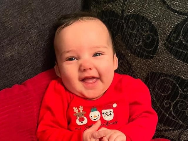 Paisley Elizabeth, three months old.