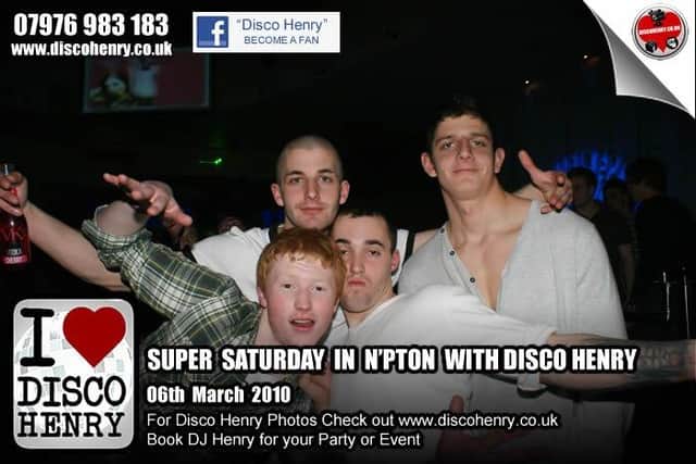 Nostalgic pictures from a March night out in town 13 years ago