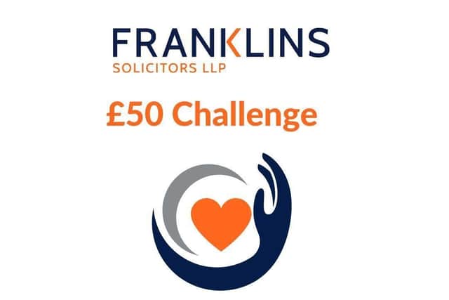 The strapline for the £50 Challenge 2025 is 'Local help and hope for every generation.'