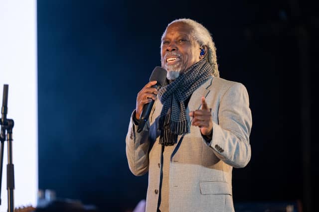 Billy Ocean on stage at Let’s Rock Northampton at Delapré Park on Saturday, June 15, 2024. Photo by David Jackson.