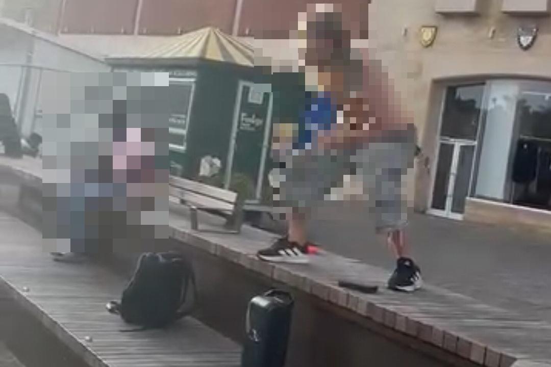 Topless man recorded in Northampton’s Market Square singing obscene song ...