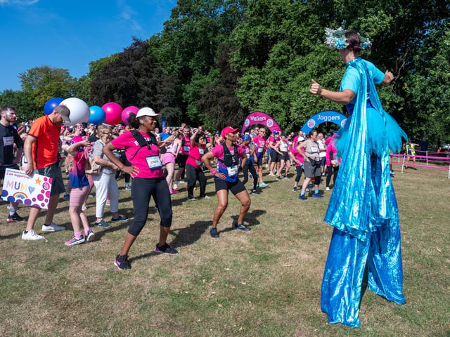 Runners taking part in the Race For Life at Abington Park in Northampton on Sunday, July, 12, 20026. Photo by David Jackson.