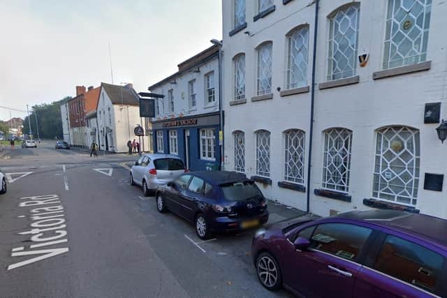 The man was found in Victoria Road, Northampton near to the Crown and Anchor pub.