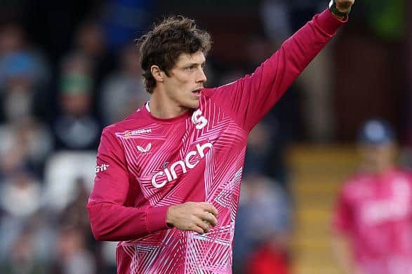 Calvin Harrison has been named in the England Lions T20 squad for a three-match series in the West Indies