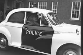 Panda cars launched, The Mounts Police Station, Northampton, February 5, 1968