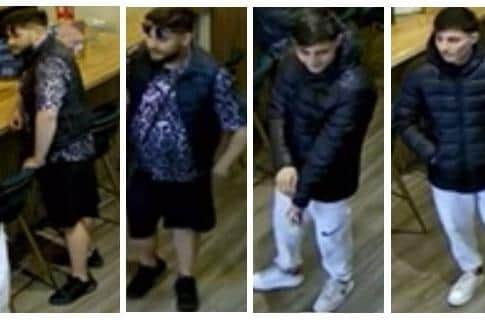 Police would like to speak to the two people pictured.