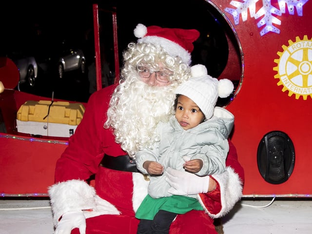 The Northampton Becket Rotary Club’s annual Santa’s sleigh tour at Buckton Fields on Wednesday December 21, 2022.