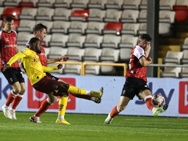 His third goal of the season provided Cobblers with the perfect start and he was lively for 20 minutes before fading. Lincoln snuffed out his threat and as a result Town struggled to create anything from open play... 6.5