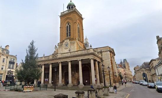 The Grade I listed building sits right in the heart of Northampton town centre and is certainly an awe-inspiring landmark
