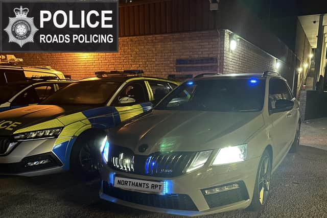The driver was arrested by a Roads Policing Team officer.