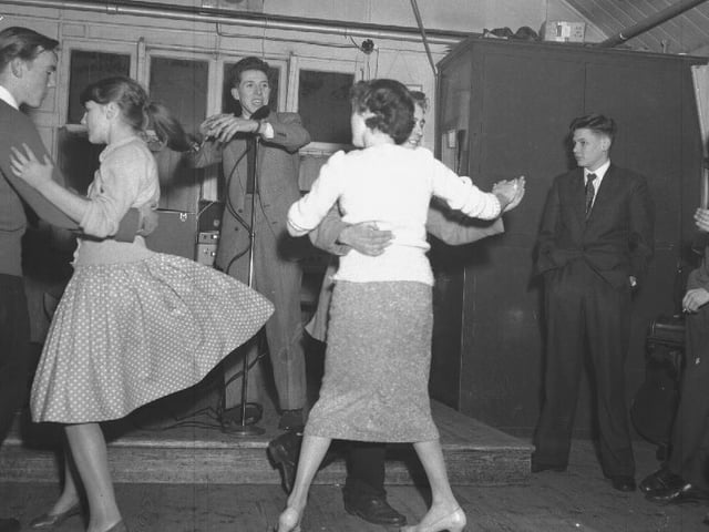 St Alban's Youth Fellowship square dance, January 14, 1959