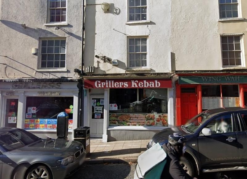 Grillers was given a two star hygiene rating at its last inspection on 27 September.