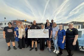 Midwifery staff from Northampton General and Kettering General Hospital joined Petals Founder and CEO, Karen Burgess and Rust Bucket Rally organiser, Carlos Baldry, to mark the launch of the service